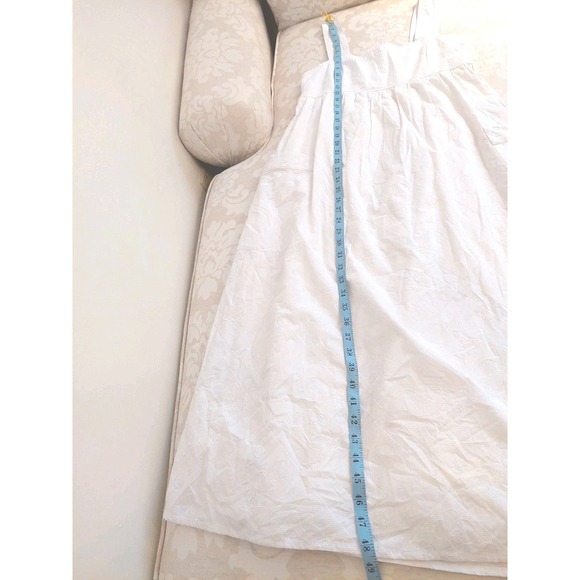 NEW!  Madewell Cutout-Back Empire Midi Dress Cotton Eyelet White Size 2 $158 - Picture 12 of 15